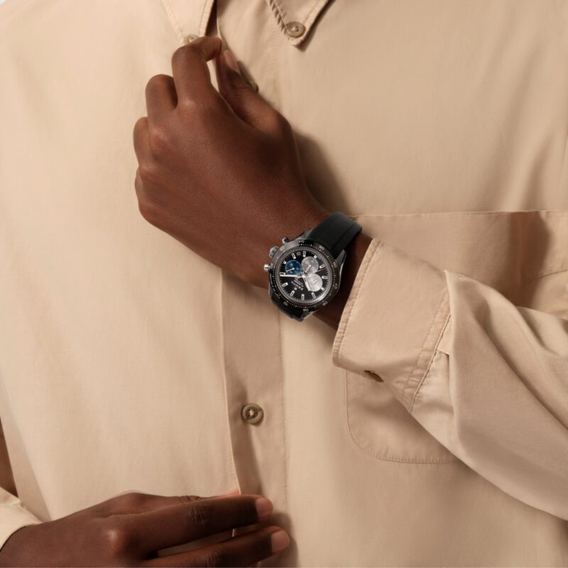 Chronomaster Sport El Primero Automatic in Stainless Steel on Strap - Black Dial - 41mm
