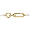 M Code Akoya Cultured Pearl Necklace with Yellow Gold Clasp - 5x5.5mm - Image 3