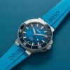 Aquis Date Caliber 400 Blue Dial 43.5mm in Stainless Steel on Strap - Image 3