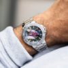 Aquis Date Upcycle Multicolor Dial 41.5mm in Stainless Steel - Image 5