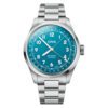 Big Crown Pointer Date Turquoise Blue Dial in Stainless Steel - Image 2