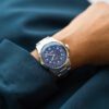 Big Crown Pointer Date Lilac Dial in Stainless Steel - Image 7