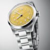 Big Crown Pointer Date Sunshine Yellow Dial in Stainless Steel - Image 3