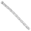 20.00 carat Princess and Baguette cut Diamond Bracelet in White Gold - Image 3