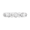 20.00 carat Princess and Baguette cut Diamond Bracelet in White Gold - Image 2
