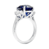 7.55 carat Cushion cut Ceylon Sapphire with Cadillac Diamonds in Platinum - Image 6