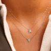 Julianne Himiko Star Necklace in White Gold - Image 3