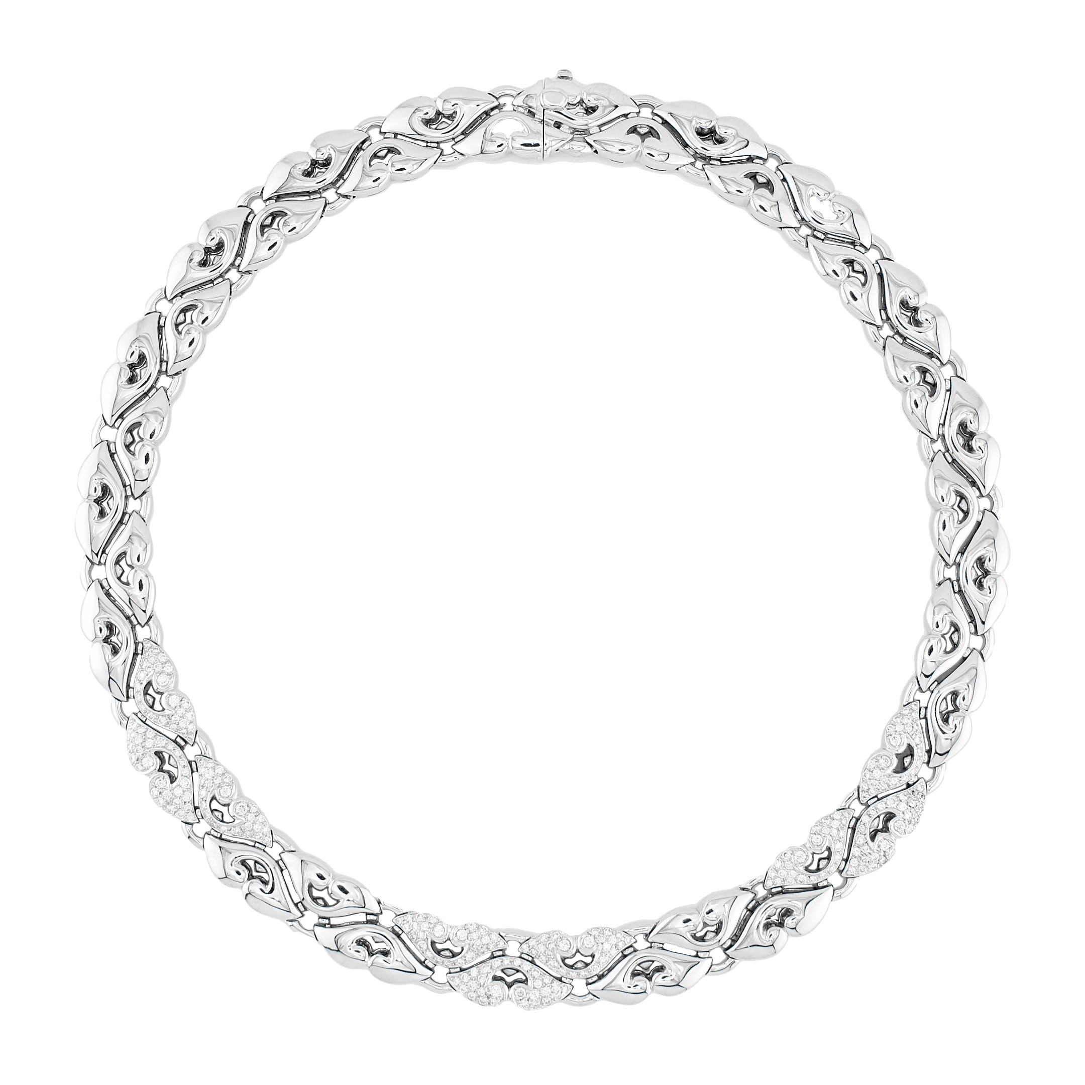 Nuvole 2.85 carat Diamond Necklace in White Gold - Image 2