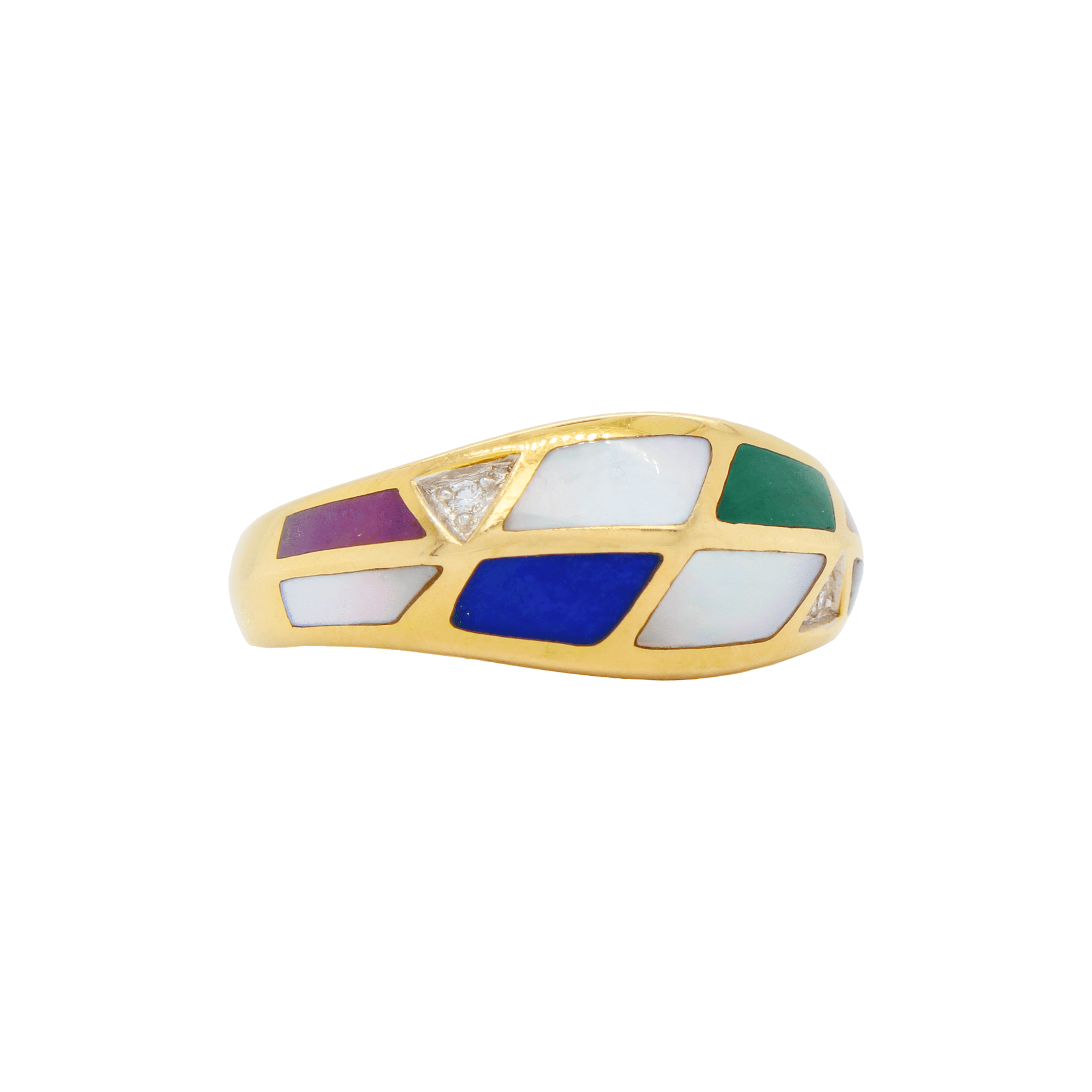 Asch Grossbardt Gemstone Ring in Yellow Gold - Image 3
