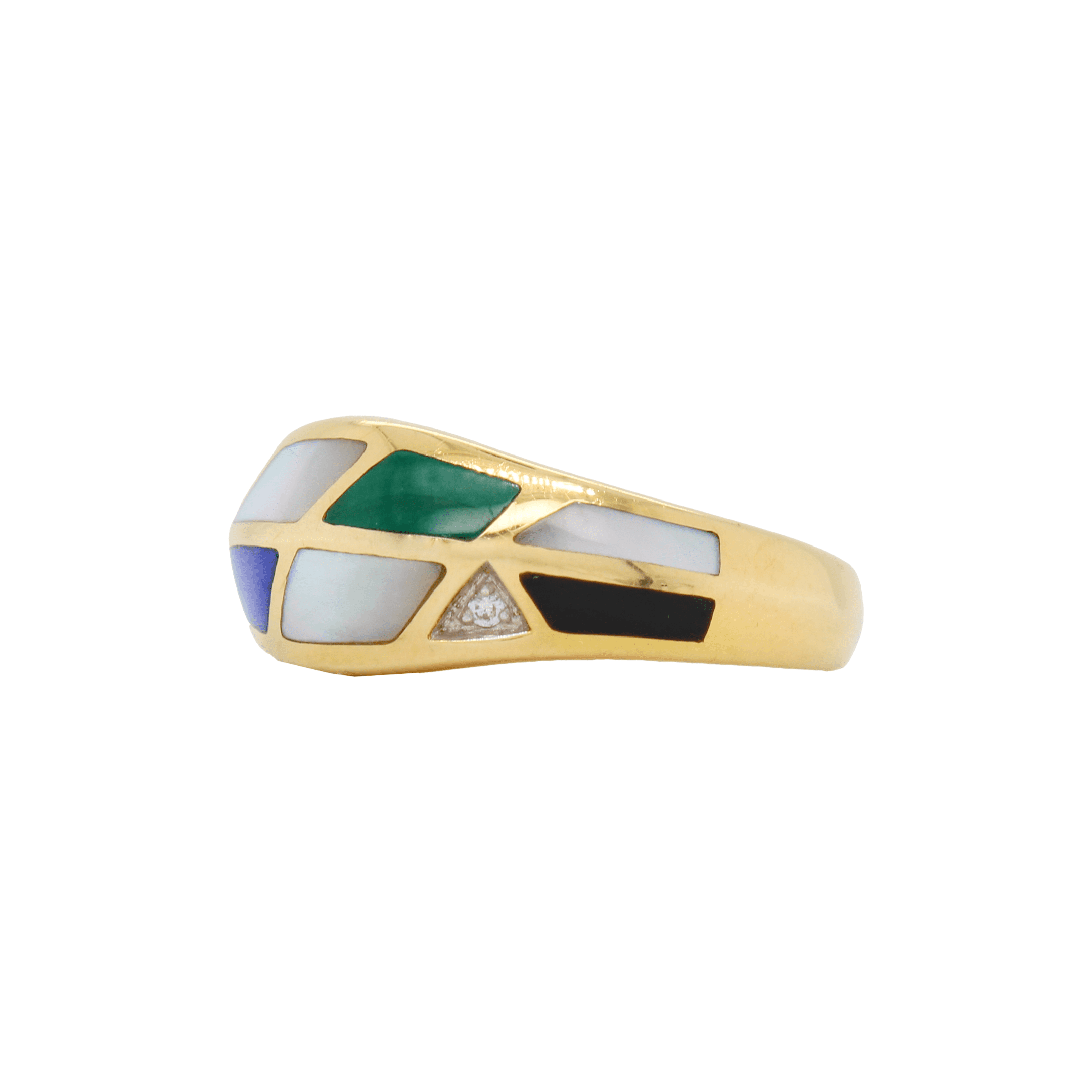 Asch Grossbardt Gemstone Ring in Yellow Gold - Image 4