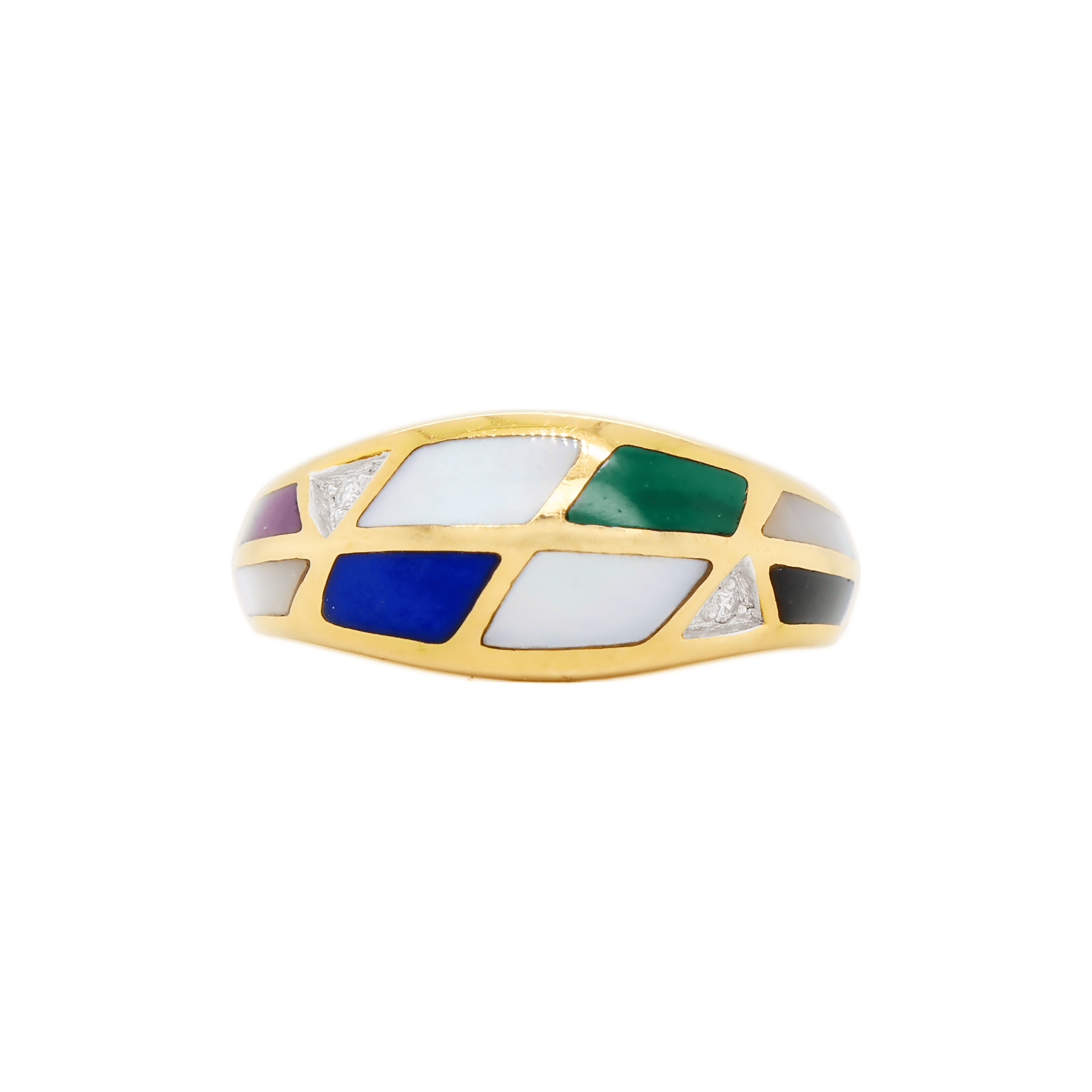 Asch Grossbardt Gemstone Ring in Yellow Gold - Image 2