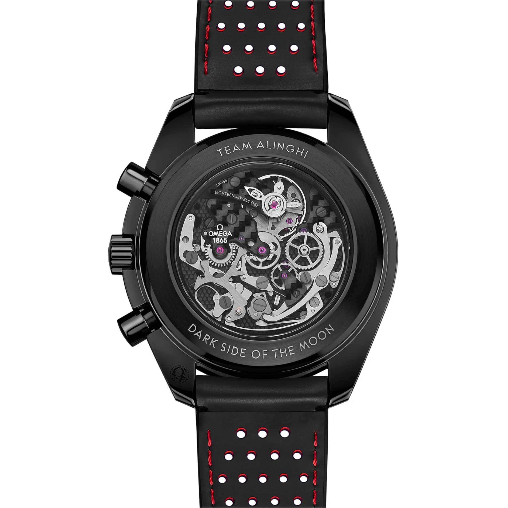 Speedmaster Dark Side of the Moon Black Ceramic - Alinghi Team - Pre-Owned - Image 3