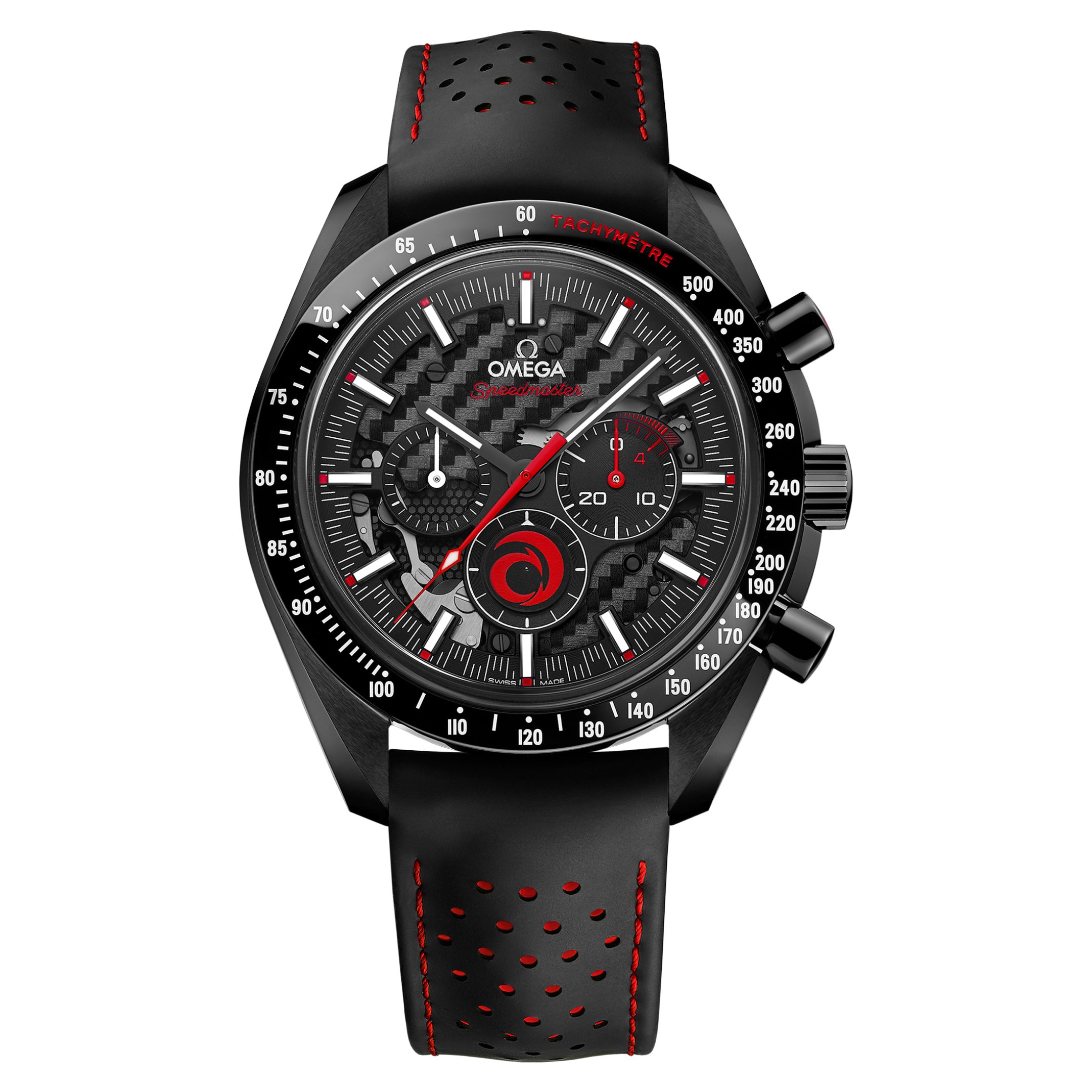 Speedmaster Dark Side of the Moon Black Ceramic - Alinghi Team - Pre-Owned - Image 4