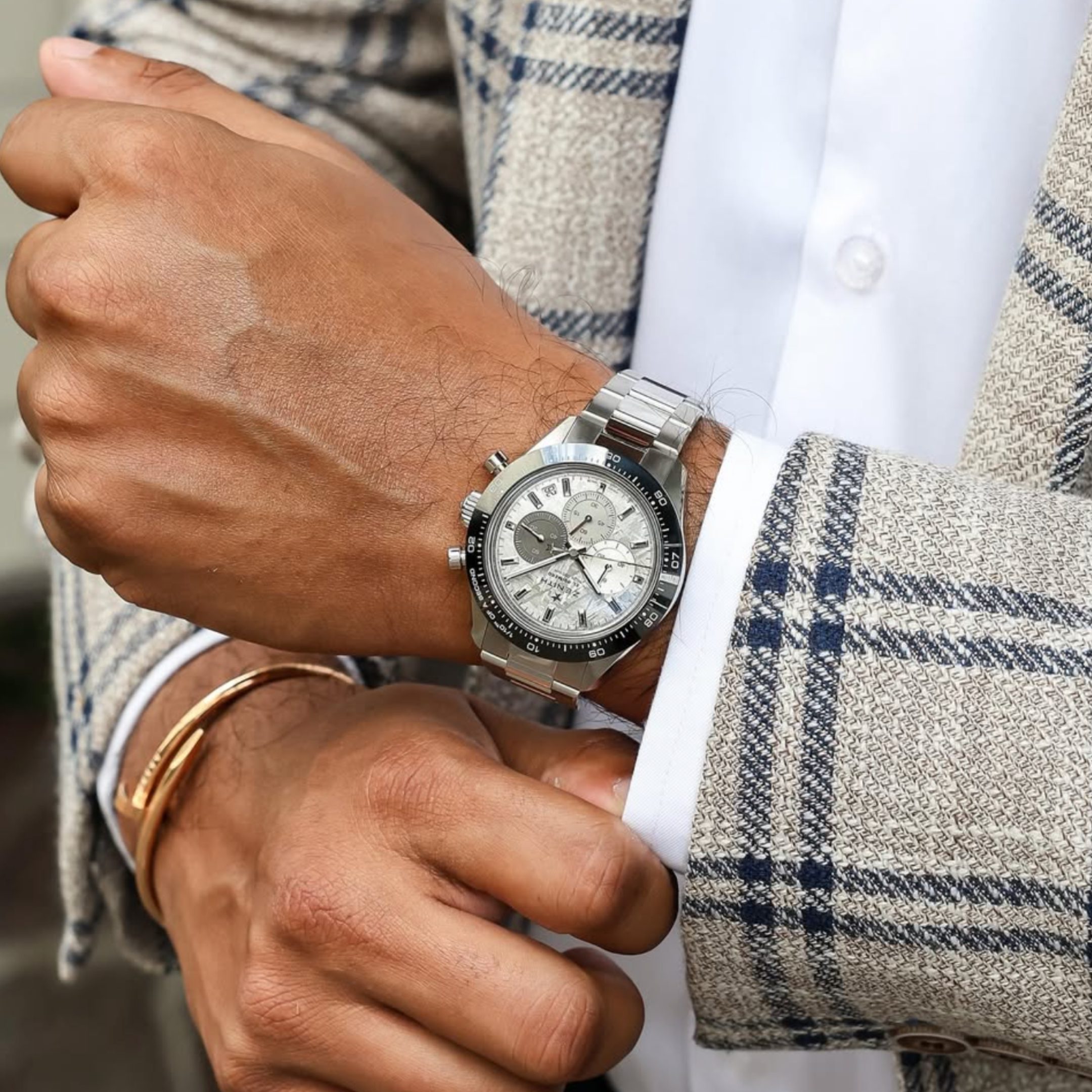 CHRONOMASTER Sport Meteorite Automatic in Stainless Steel â 41mm - Image 5