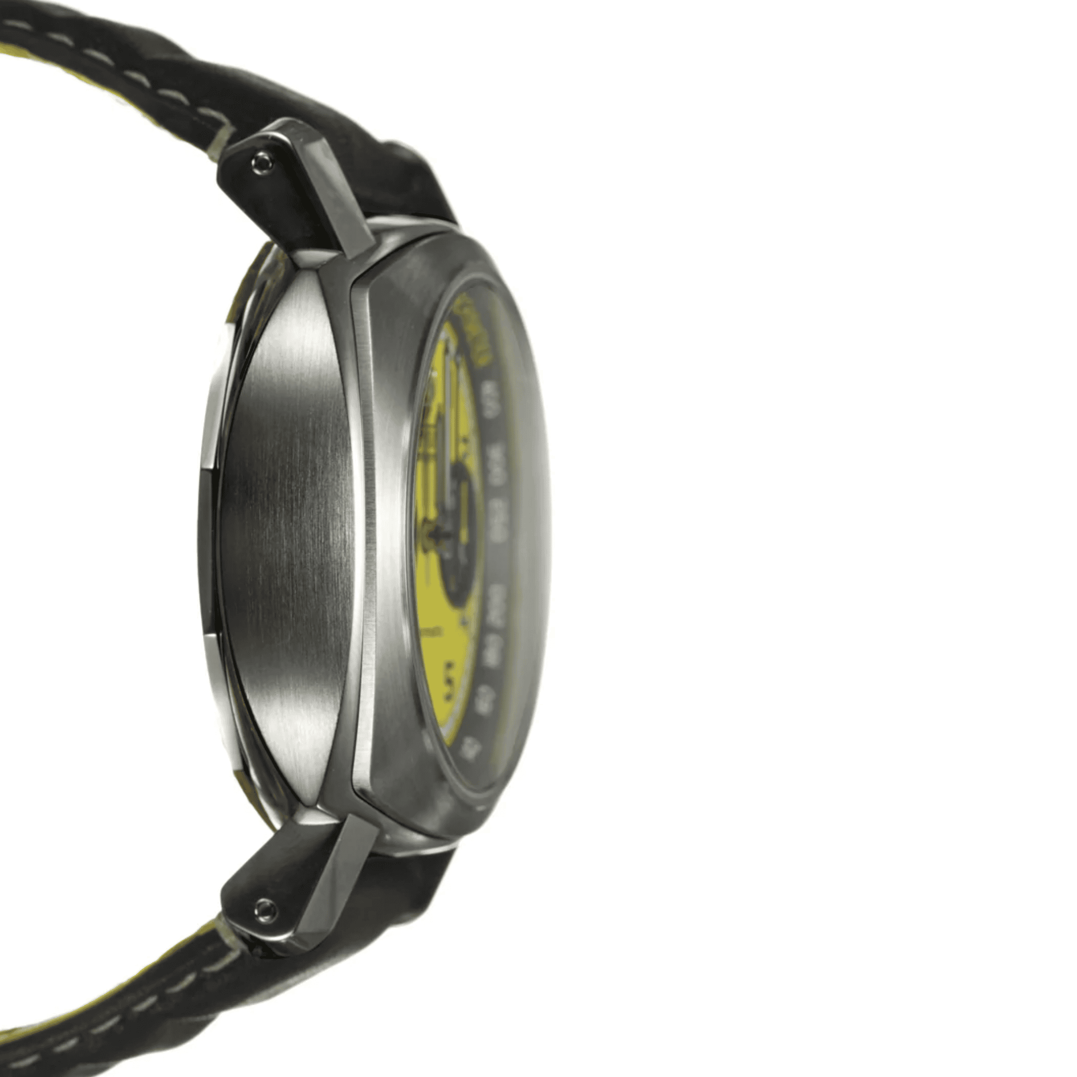 Ferrari Chronograph Granturismo Yellow Dial in Stainless Steel - Pre-Owned - Image 5