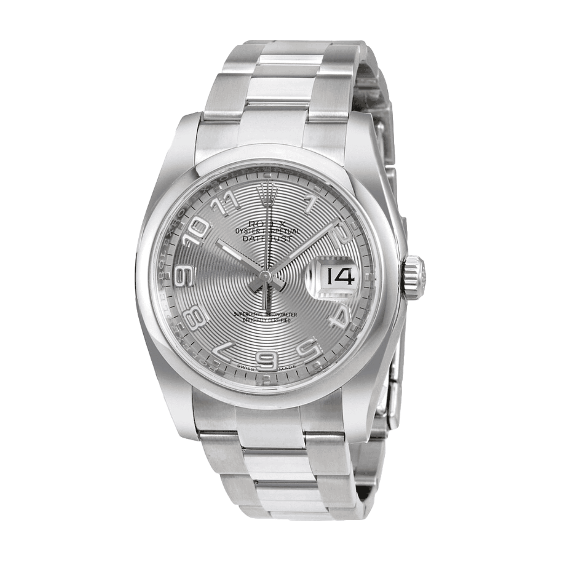 DateJust 36 Silver Concentric Dial in Stainless Steel - Pre-Owned - Image 2