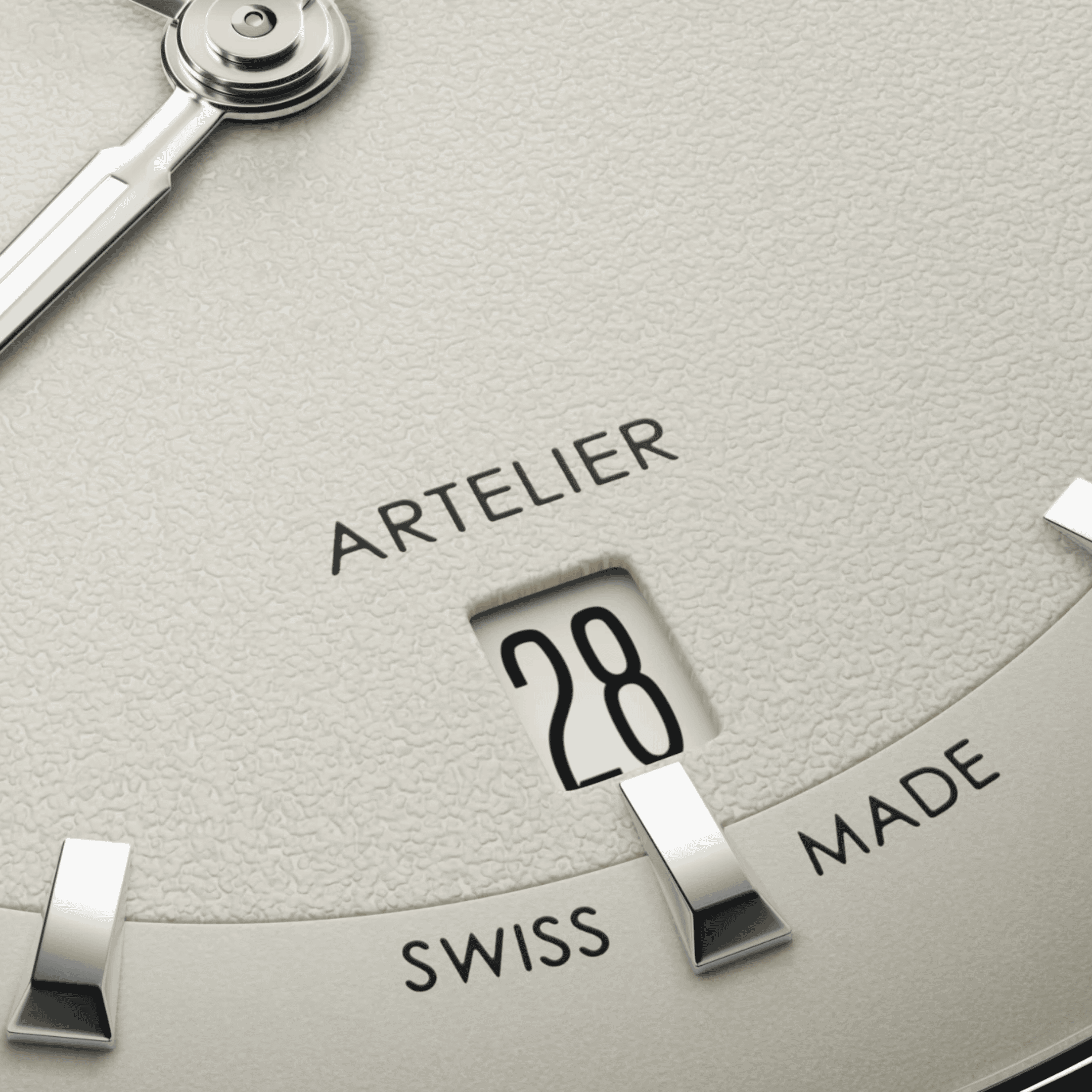 Artelier Date White Dial 38mm in Stainless Steel - Image 4